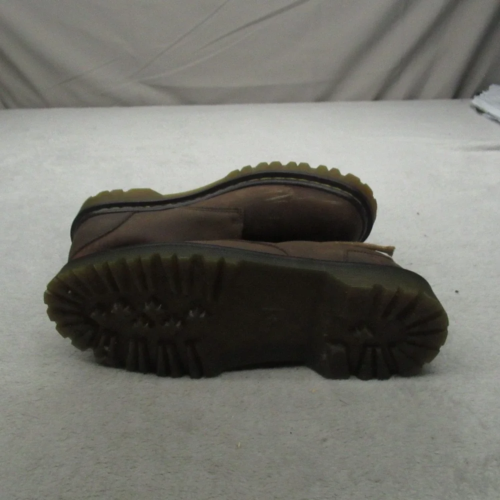 Dr. Martens Kent Unisex M9 W10 Oxford Shoes Brown Leather Lace Up Lug‎ Sole